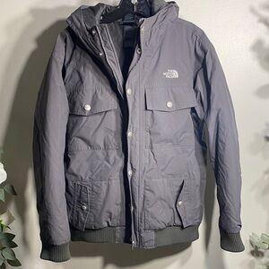 The North Face Men's Charcoal Puffer Jacket